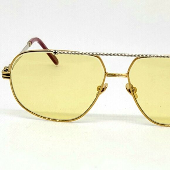 COPY - NEW PORTA ROMANA SUNGLASSES  model 1233 GOLD PLATED main image 4